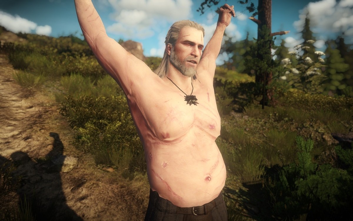 Mod Geralt de Rivia gordo