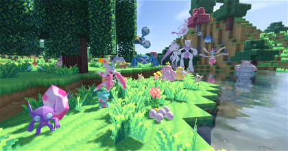 Un jugador de Minecraft está creando la región de Kanto de Pokémon al completo