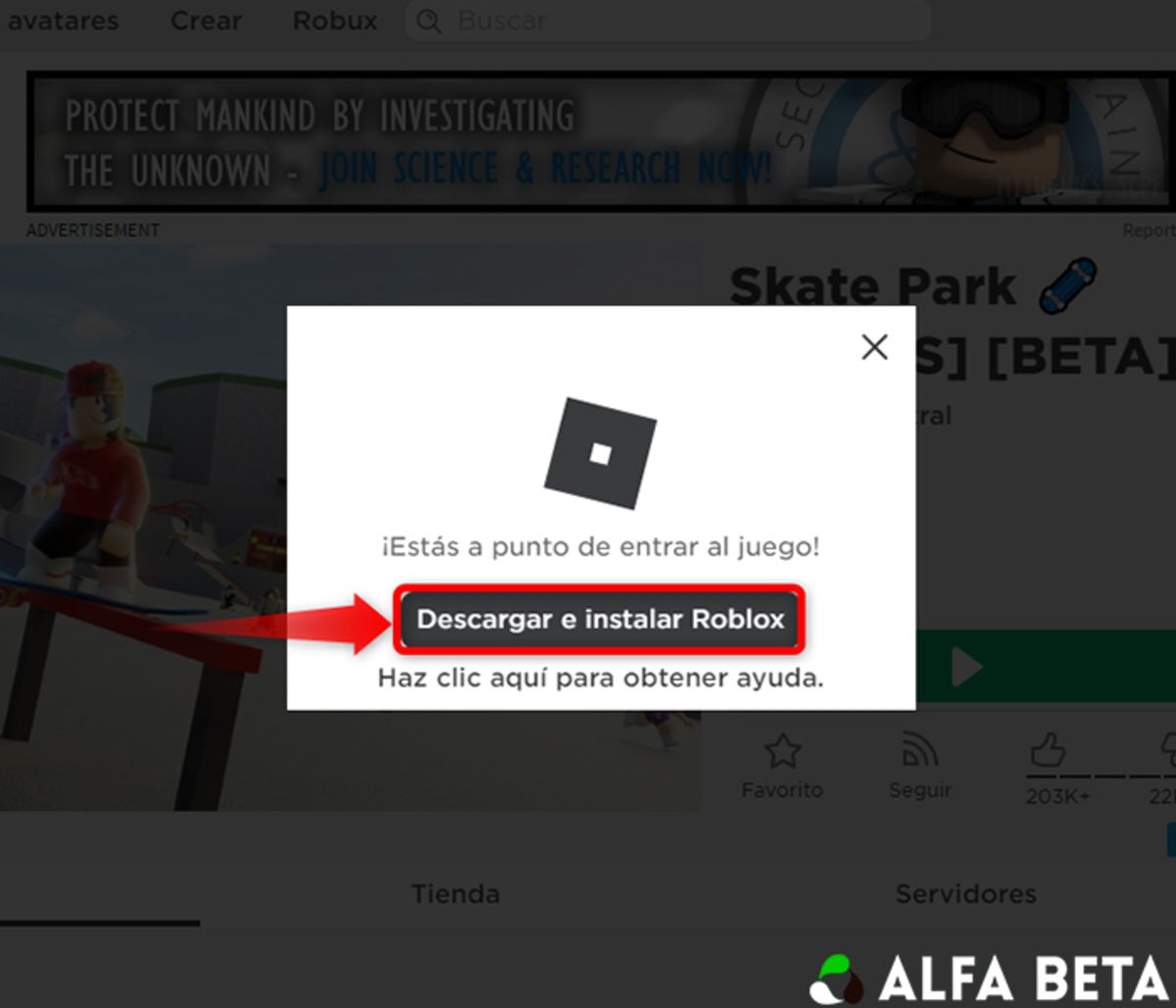 Descargar e instalar Roblox en PC