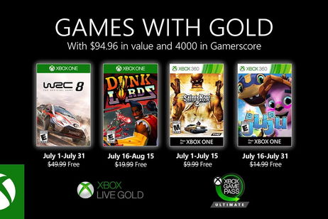 Estos son los Games with Gold de julio Estos son los Games with Gold de julio