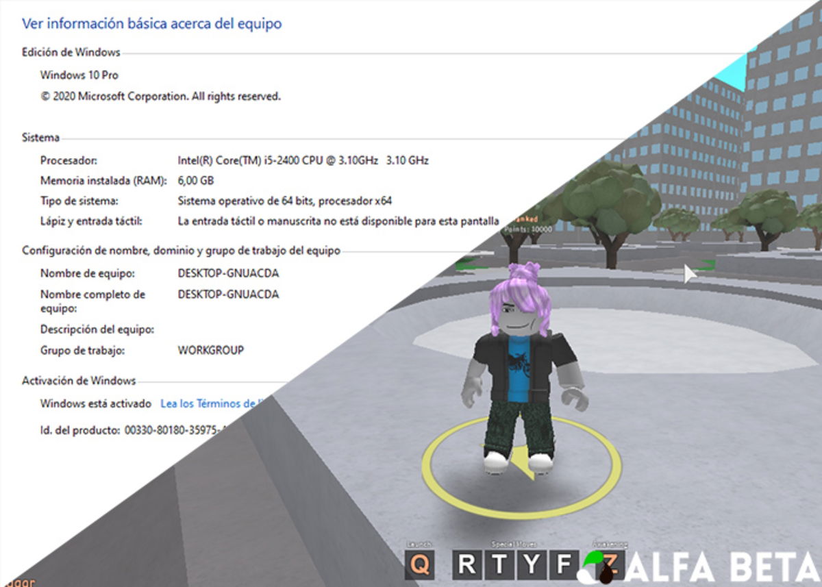 ROBLOX: Requisitos Mínimos de Hardware y Software