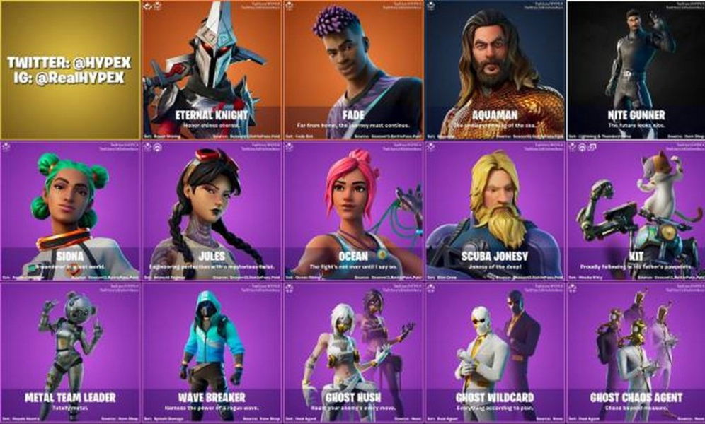 Skins Fortnite Temporada 3 01