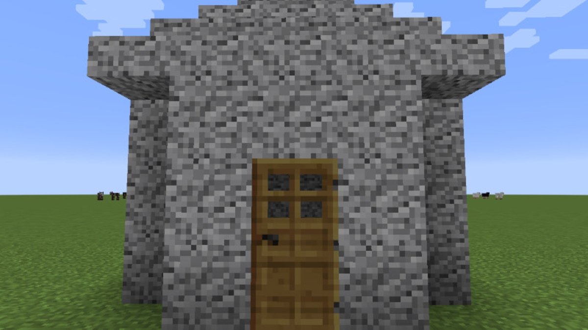 Casa de Diorita en Minecraft