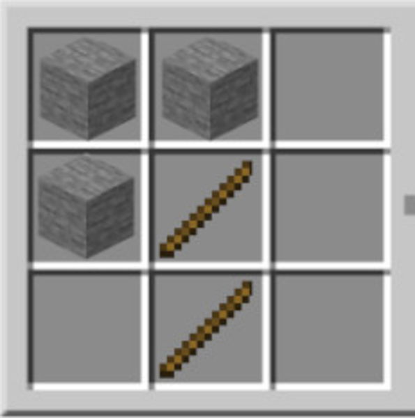 Hacha Piedra Minecraft