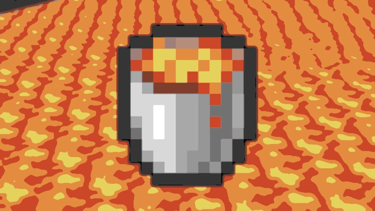 Cubo lava Minecraft