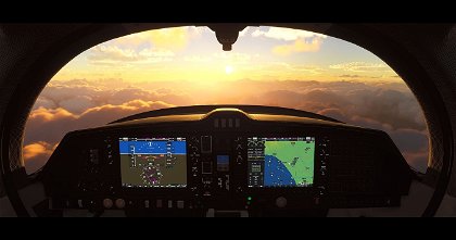 Montar en avión será más realista que nunca con la versión VR de Flight Simulator