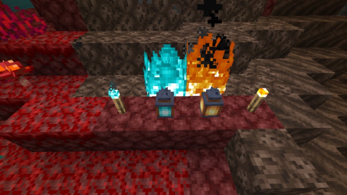 Minecraft - Fuego azul