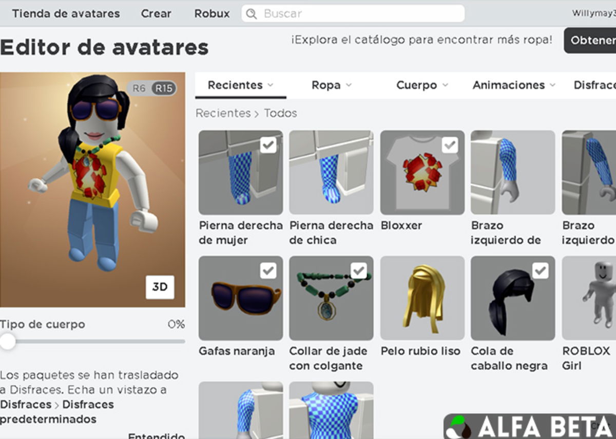 Roblox: cómo crear un avatar y modificar su aspecto y vestimenta