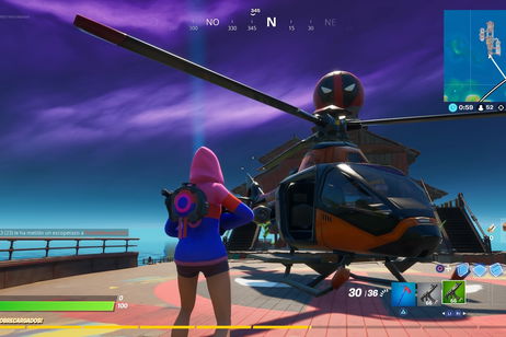 Cómo completar el desafío aterriza con un Choppa en Acumulación Airada de Fortnite