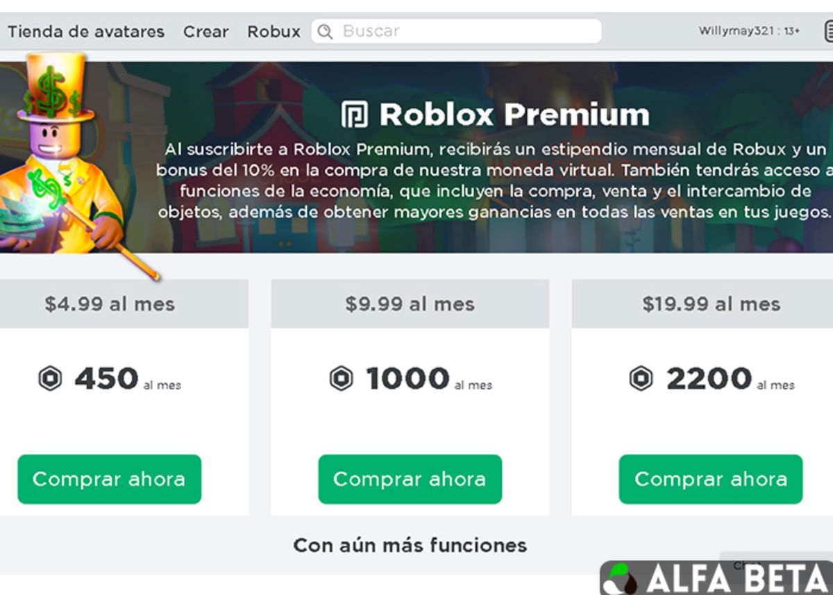 Planes Premium de roblox