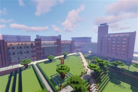 Unos estudiantes recrean su universidad en Minecraft