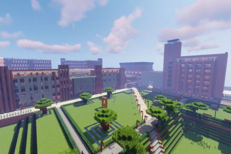 Unos estudiantes recrean su universidad en Minecraft Unos estudiantes recrean su universidad en Minecraft