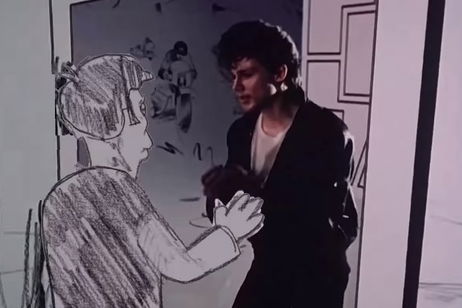 Un artista recrea el videoclip de Take on Me con una escena de Los Simpson Un artista recrea el videoclip de Take on Me con una escena de Los Simpson