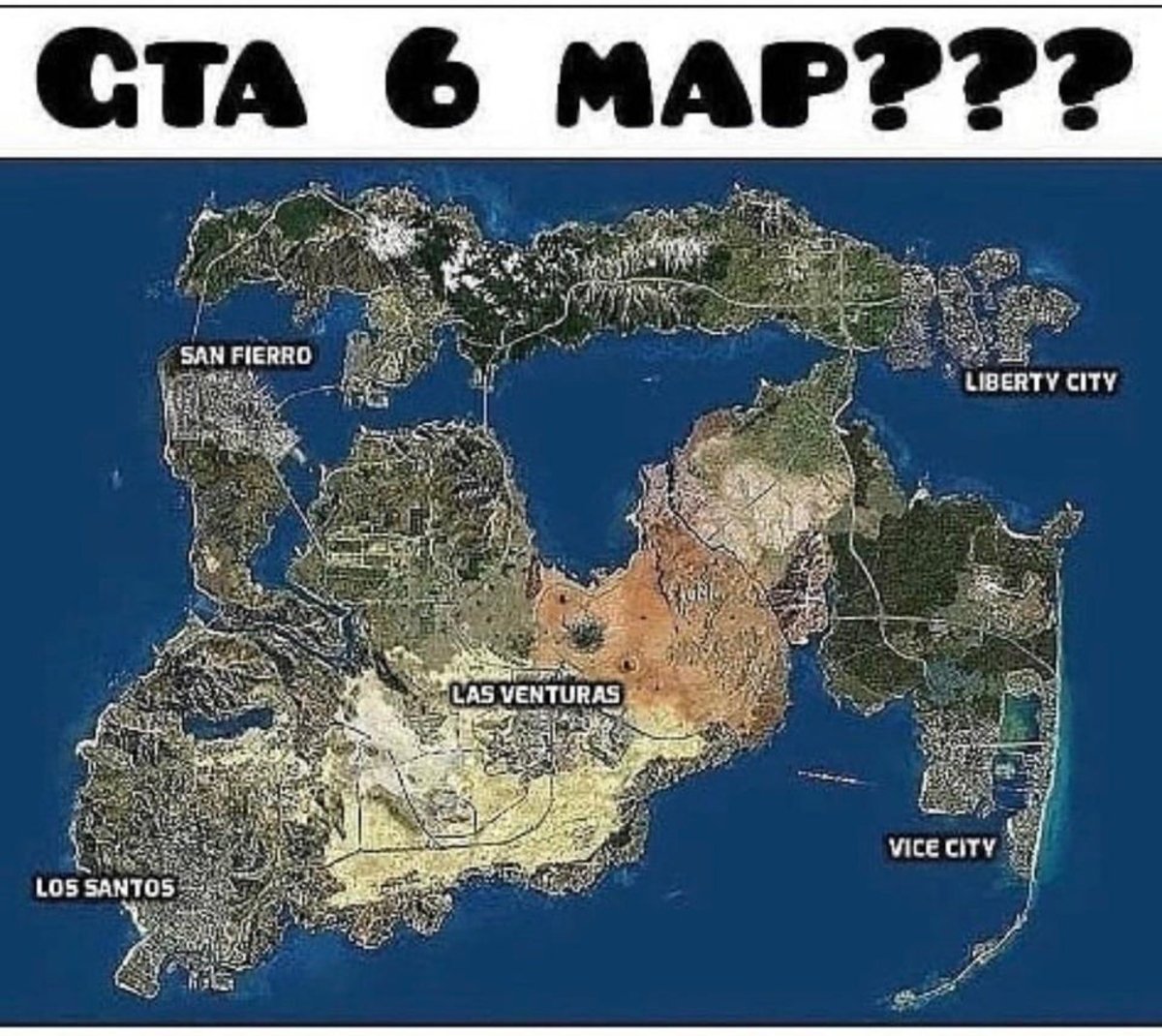 Mapa de GTA VI 