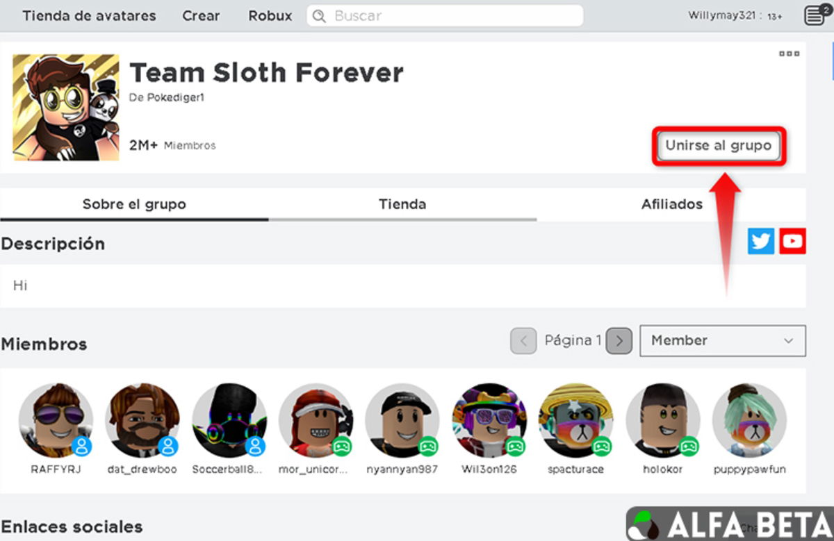 Como unirse a un grupo de Roblox-3