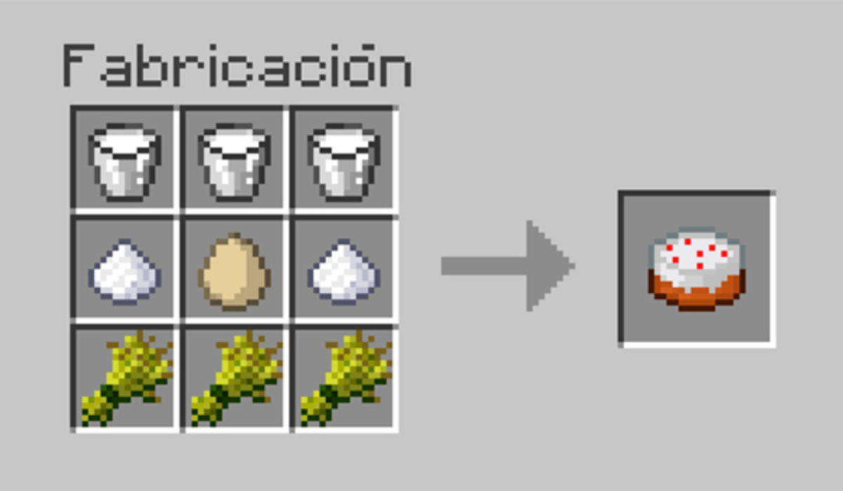Pastel minecraft crafteo