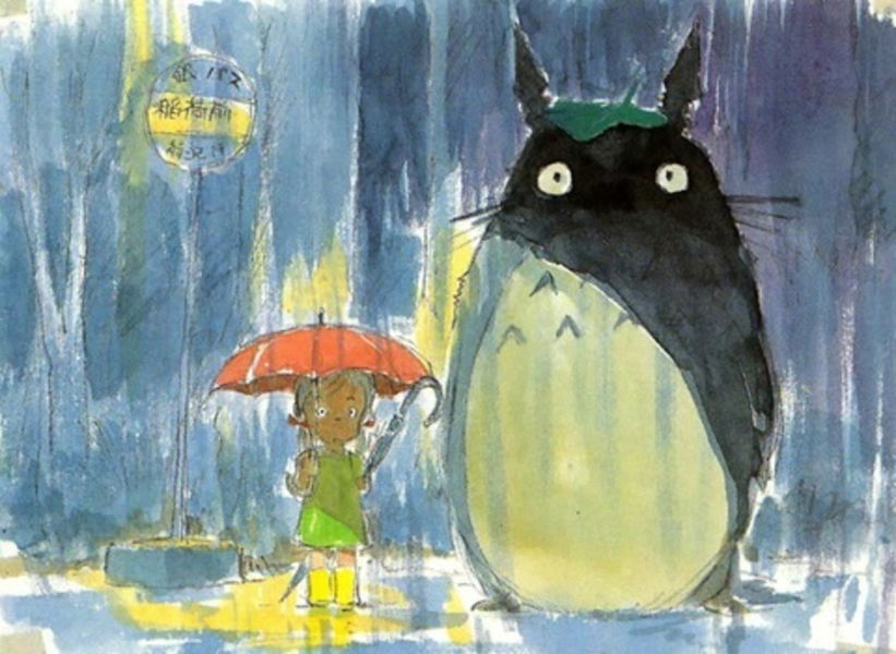 Arte conceptual de Mi Vecino Totoro