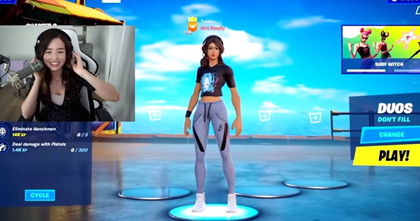 Así es la skin de la streamer de Twitch Pokimane en Fortnite Así es la skin de la streamer de Twitch Pokimane en Fortnite