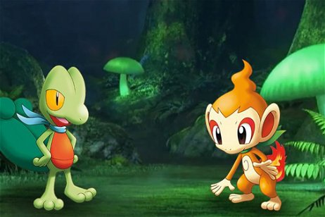 Fusionar a los Pokémon iniciales Treecko y Chimchar es una idea genial y esta ilustración lo demuestra