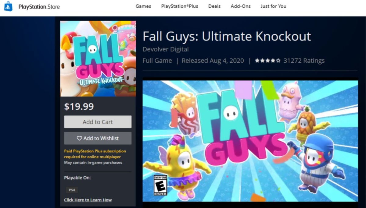 Fall Guys para Ps4