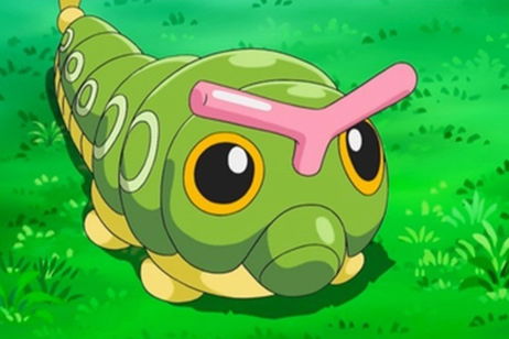 Un jugador se pasa Pokémon Verde Hoja únicamente con un Caterpie Un jugador se pasa Pokémon Verde Hoja únicamente con un Caterpie