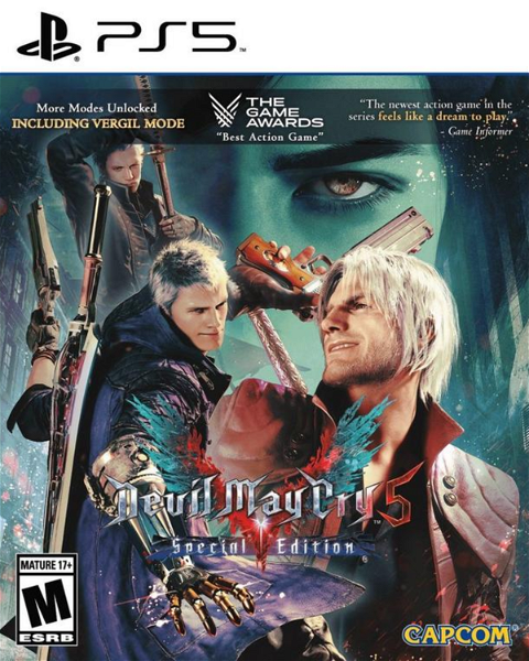 Devil May Cry 5: Special Edition muestra su portada en PS5 y Xbox Series X