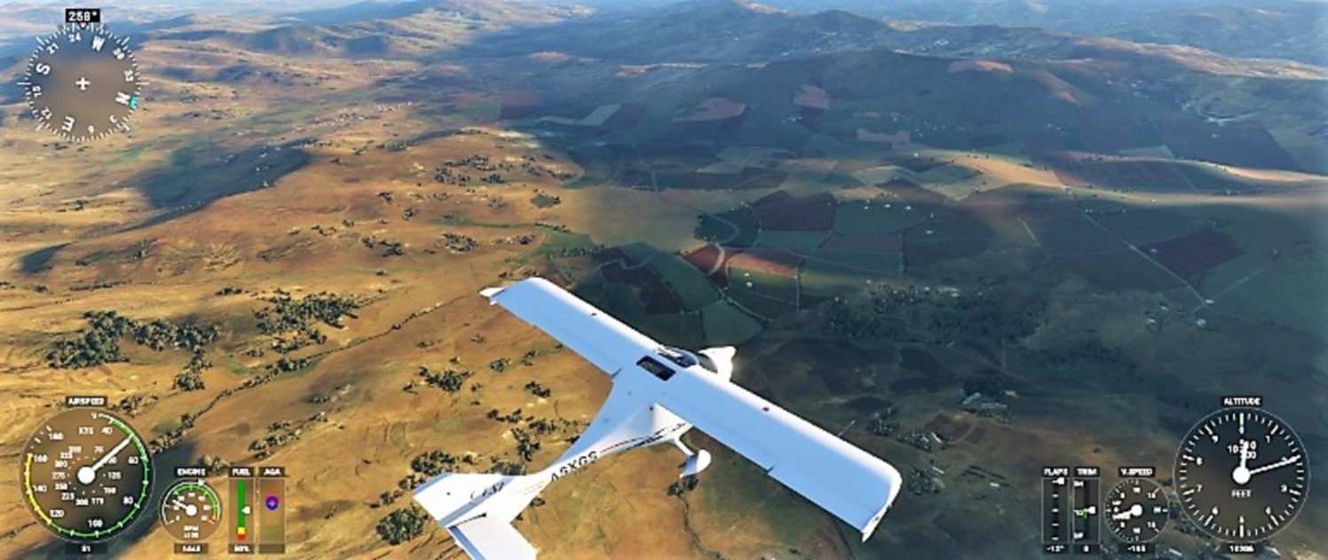 Microsoft Flight Simulator - Sobrevolando África