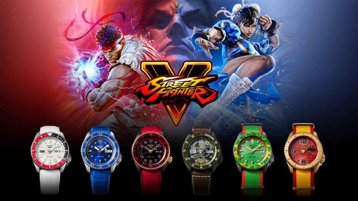 Relojes exclusivos para los amantes de Street Fighter