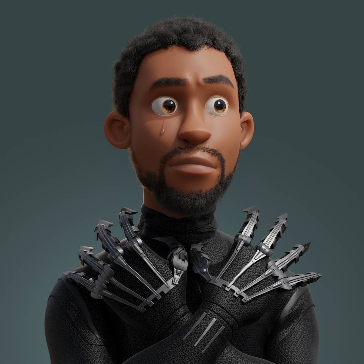 Recrea a Black Panther en una mágnífica estatua 3D en tributo a Chadwick Boseman