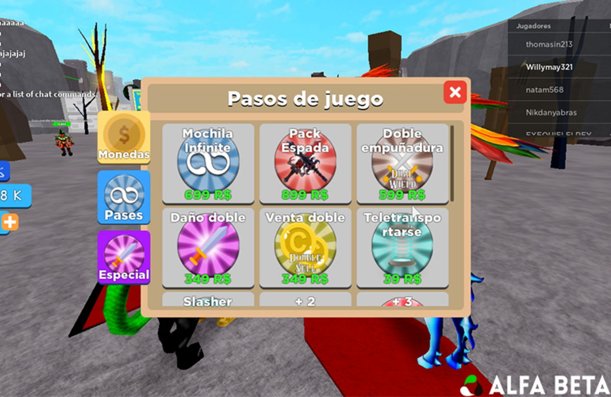 crear Game Passes de Roblox y ponerlos a la venta