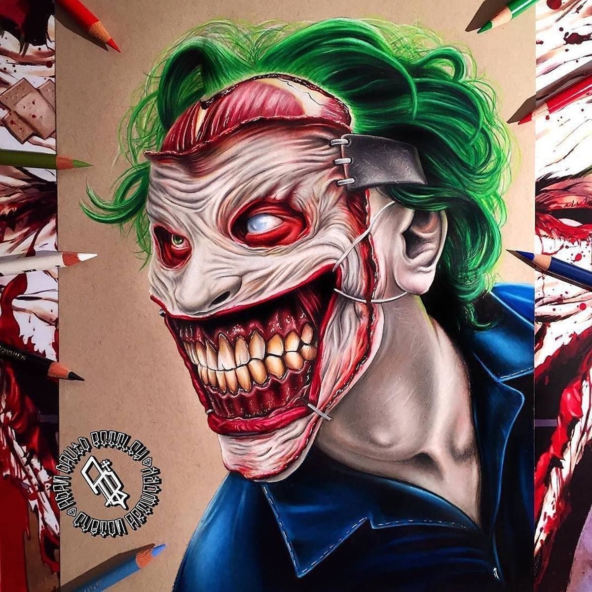 Este es el mejor dibujo del Joker que hayas visto nunca