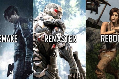 ¿Cuál es la diferencia entre remaster, remake y reboot?