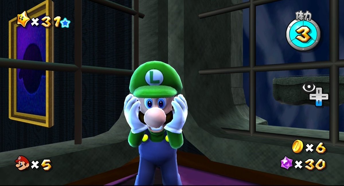 Luigi en Super Mario Galaxy
