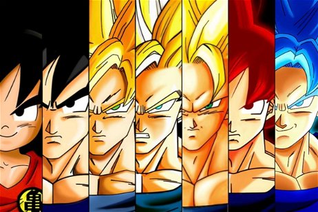 Dragon Ball: un artista hace increíbles dibujos de las transformaciones de Goku