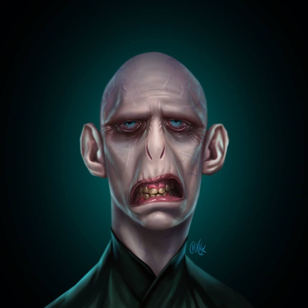 Harry Potter: Así se vería Voldemort en una serie animada