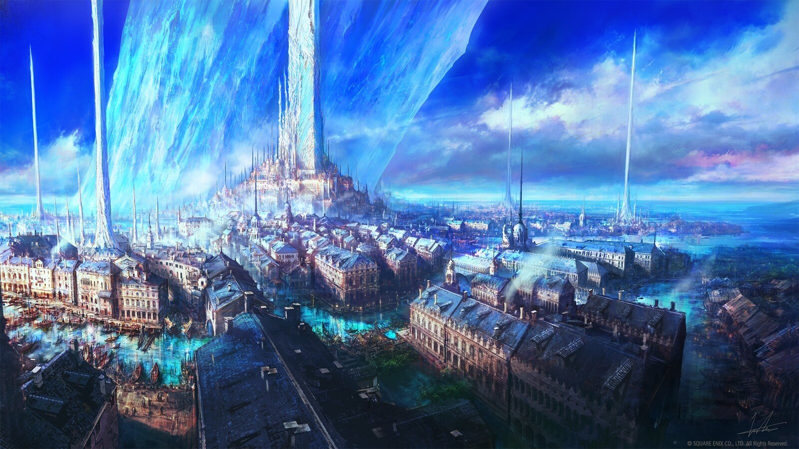 Arte del mundo de Final Fantasy XVI