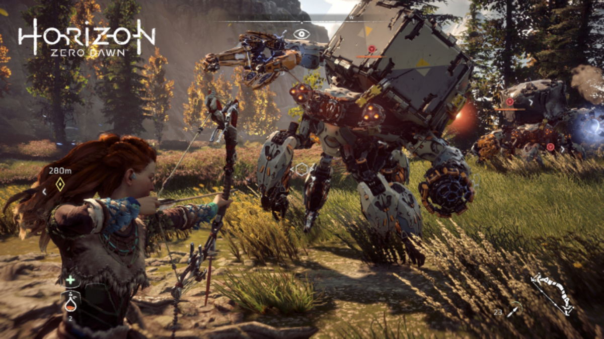 Horizon Zero Dawn - Captura de pantalla de PS4 Pro