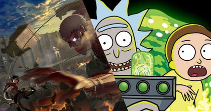 Mezcla Rick & Morty con Ataque a los Titanes en esta fantástica ilustración Mezcla Rick & Morty con Ataque a los Titanes en esta fantástica ilustración