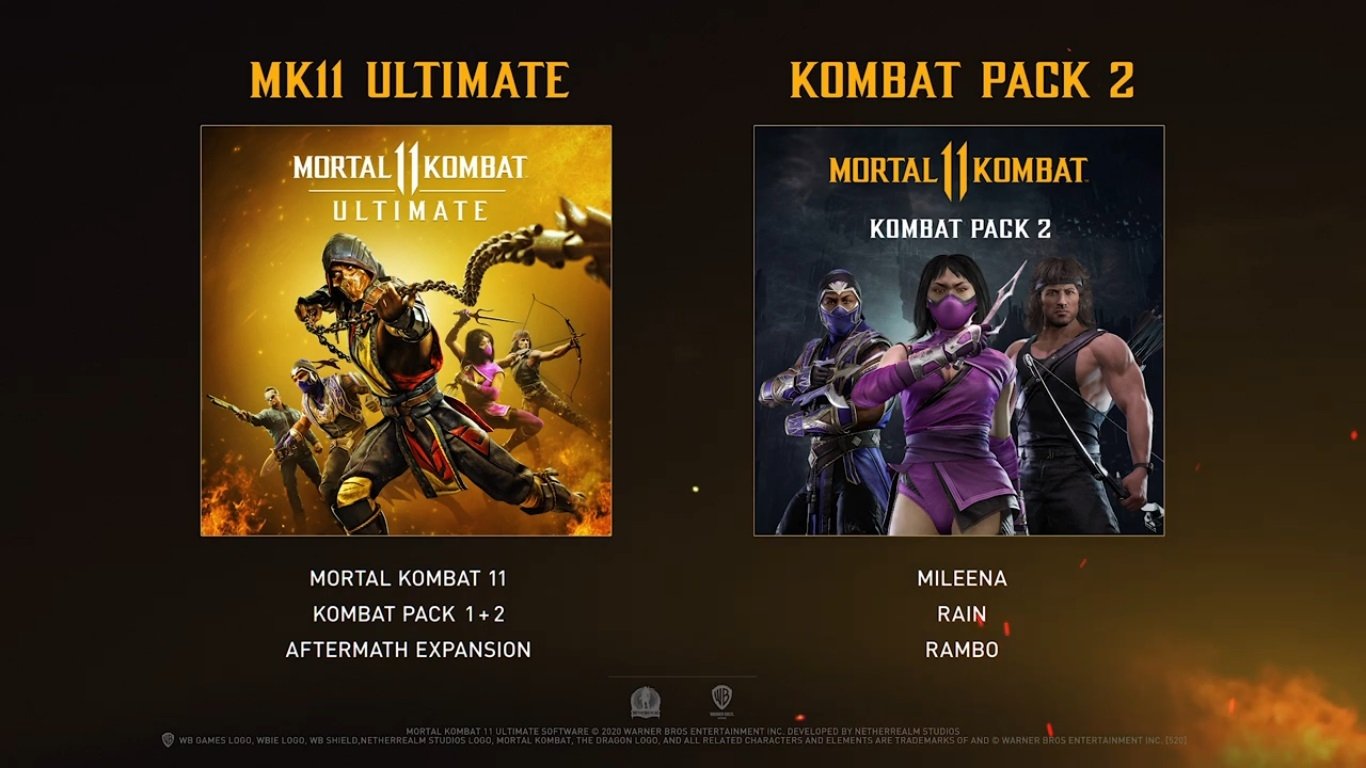 Mortal Kombat 11 Ultimate y Kombat Pack 2