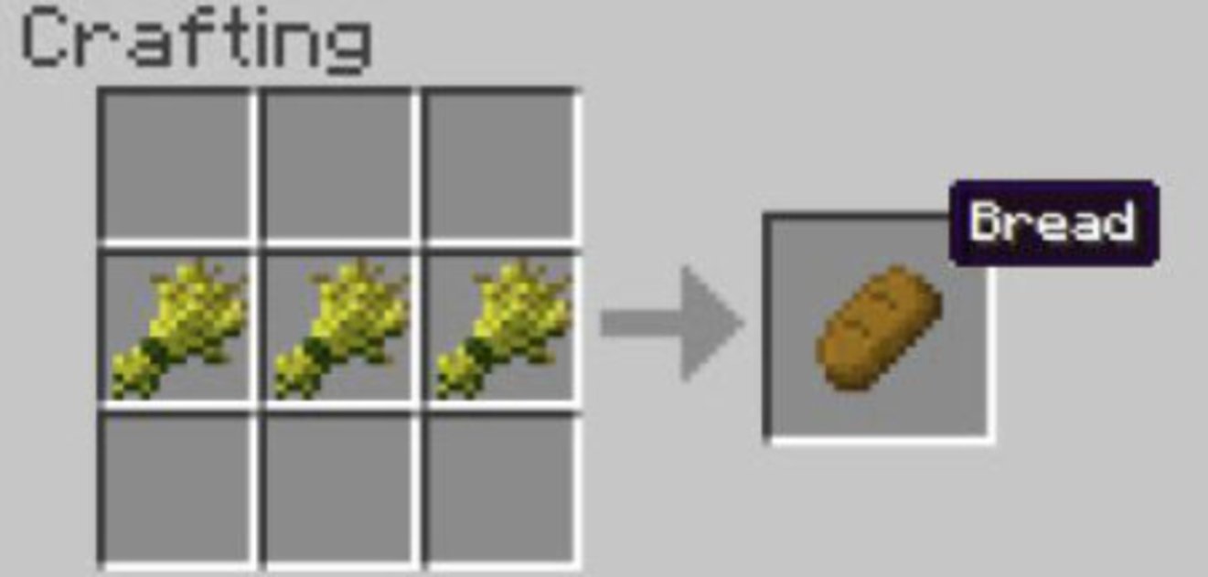 Ingredientes para hacer pan en Minecraft