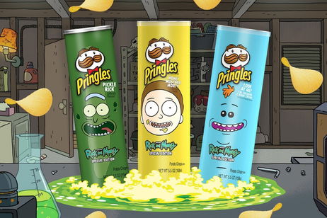 Así de bien lucen las Pringles especiales de Rick & Morty Así de bien lucen las Pringles especiales de Rick & Morty