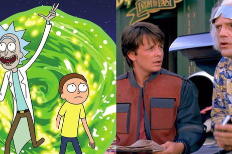 Los personajes de Rick & Morty y Regreso al futuro se encuentran en una ilustración muy especial Los personajes de Rick & Morty y Regreso al futuro se encuentran en una ilustración muy especial