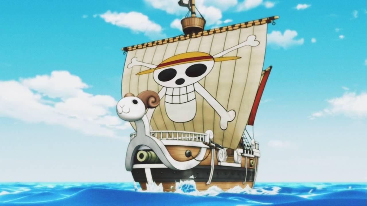 Primer Barco de la tripulación de paja en One Piece