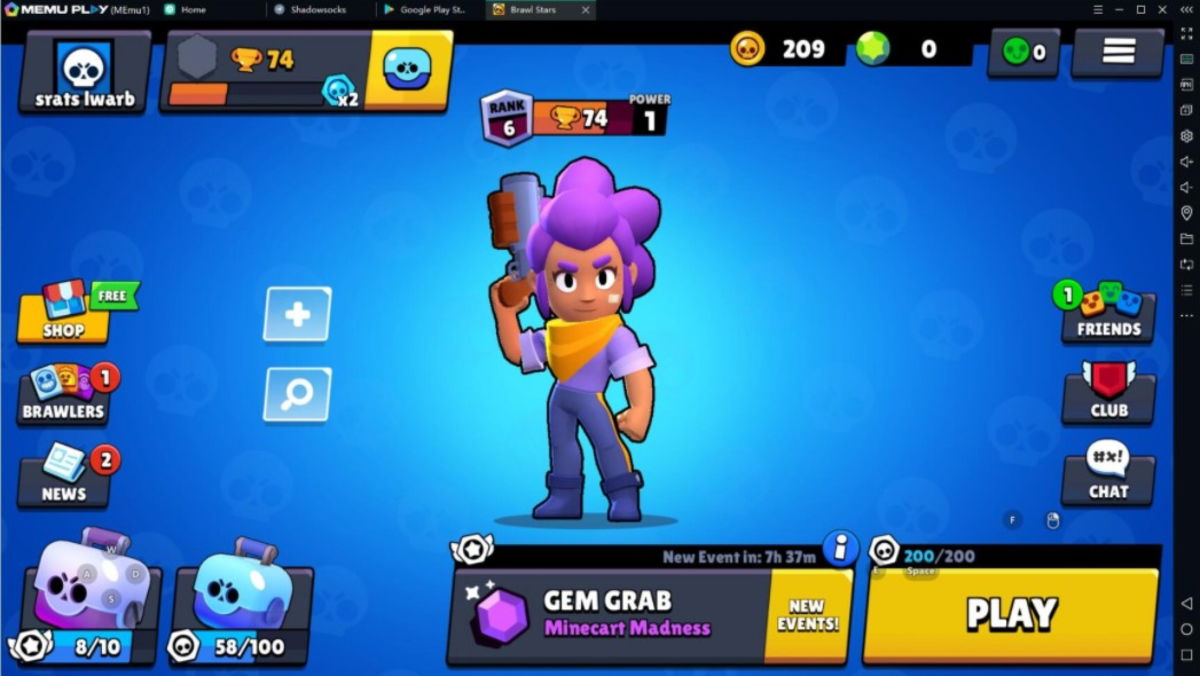 Brawl Stars jugar emulador Android memu