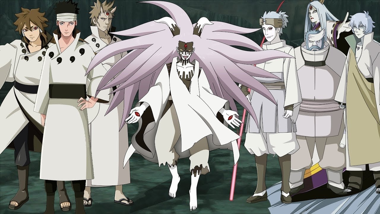 Integrantes del clan Otsutsuki de Naruto