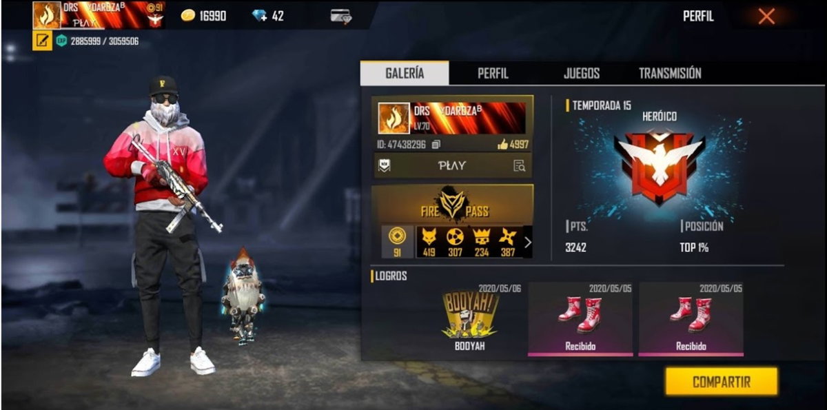 Free Fire: en qué consiste el rango heroico