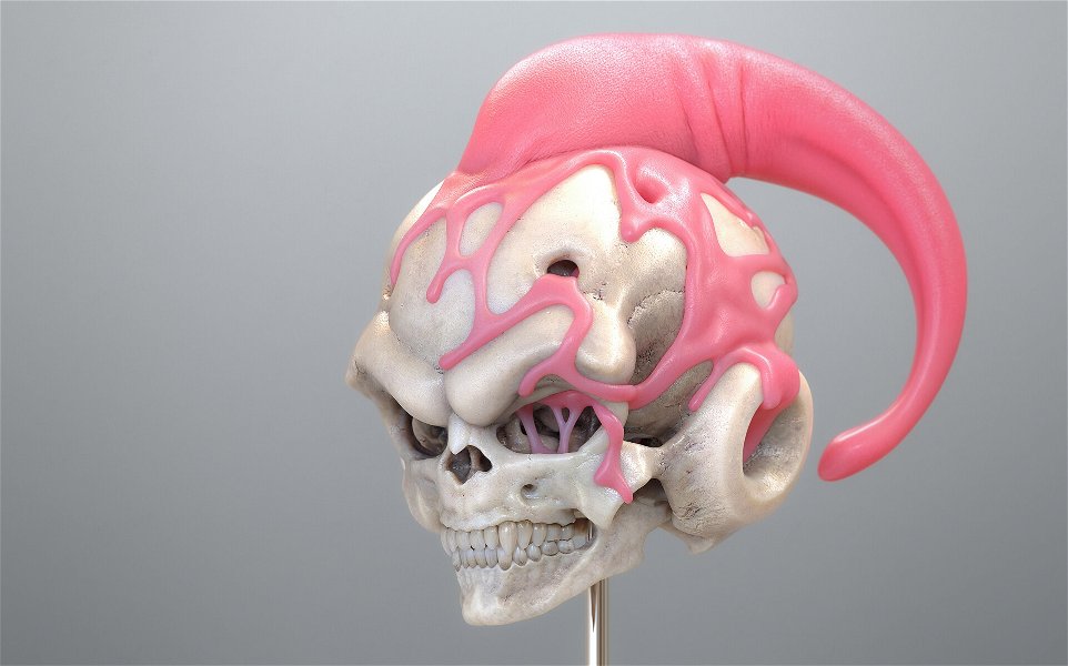 ¿Qué hay dentro del cráneo de Kid Buu? Este artista te deja verlo con todo lujo de detalles