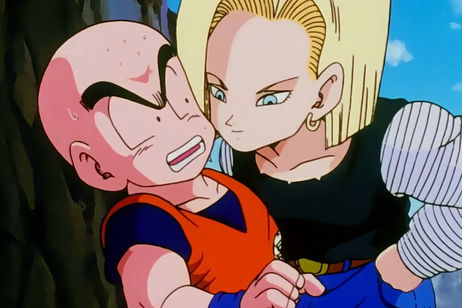 Un fan de Dragon Ball ha inmortalizado a Android 18 y a Krillin con un estilo "grafiti" que te encantará