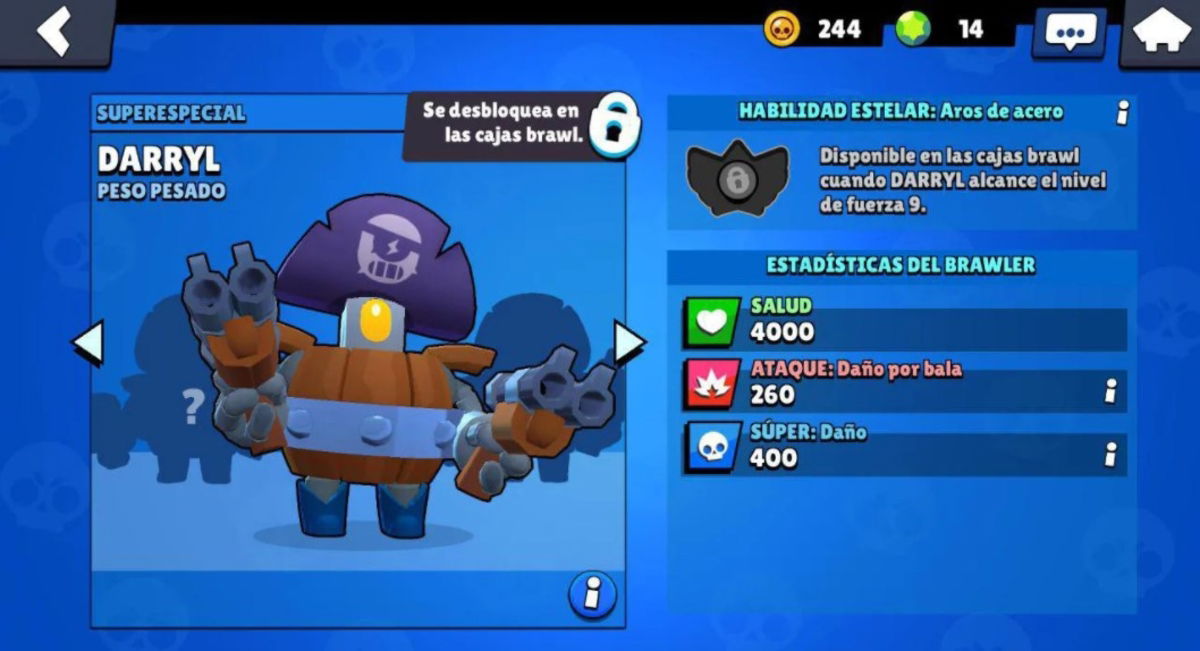 Darryl brawl stars