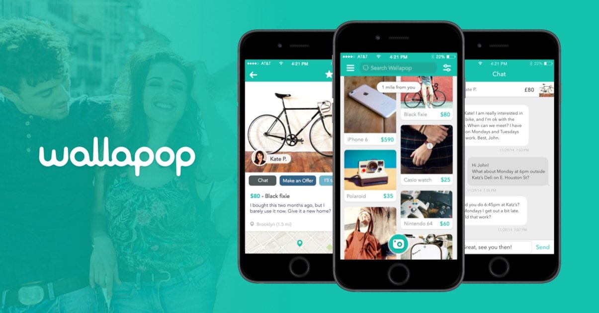 La aplicación de Wallapop para móviles